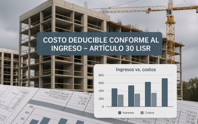 Tratamiento fiscal del costo en obras de largo plazo
